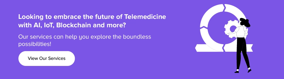 Embrace the future of Telemedicine with IOT,AI, Blockchain and more.